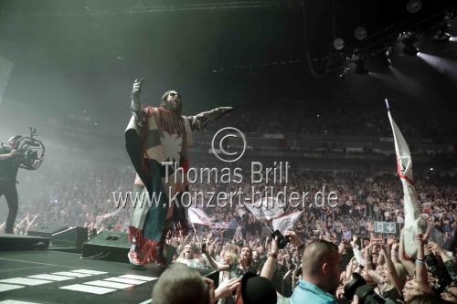 Amerikanische Alternative-Rock-Band Thirty Seconds to Mars gastiert auf ihrer 