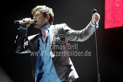 Norwegische Pop-/Rockband A-Ha gastiert mit ihrem Sänger Morten Harket auf ihrer 