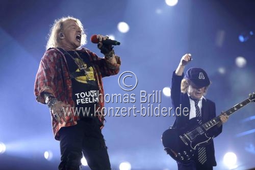 Australische Hardrock-Band AC/DC gastiert auf ihrer 