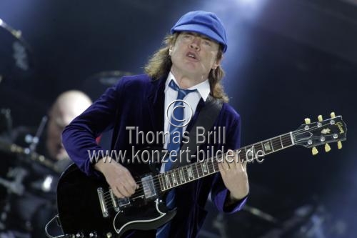 Australische Hardrock-Band AC/DC gastiert auf ihrer 