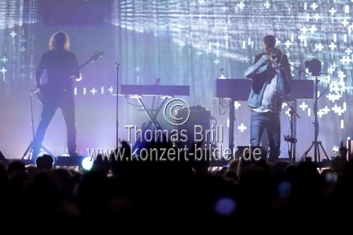 Norwegische Pop-/Rockband A-HA gastiert auf ihrer 