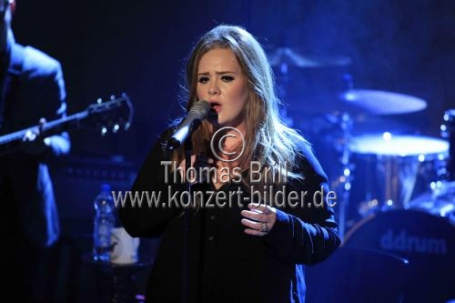 Britische Pop-, Soul- und Jazzsängerin Adele Laurie Blue Adkins gastiert auf ihrer 