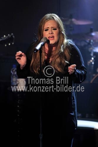 Britische Pop-, Soul- und Jazzsängerin Adele Laurie Blue Adkins gastiert auf ihrer 