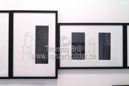 Ausstellung des spanische Bildhauer und Zeichner Andreu Alfaro in der Galerie Dreiseitel Köln (&copy; Thomas Brill)
