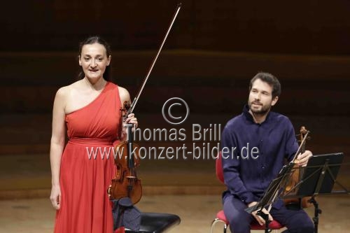 Kammermusikensemble Alinde Quartett gastiert mit Werken von Josquin des Prez und Franz Schubert in der Kölner Philharmonie (&copy; Thomas Brill)