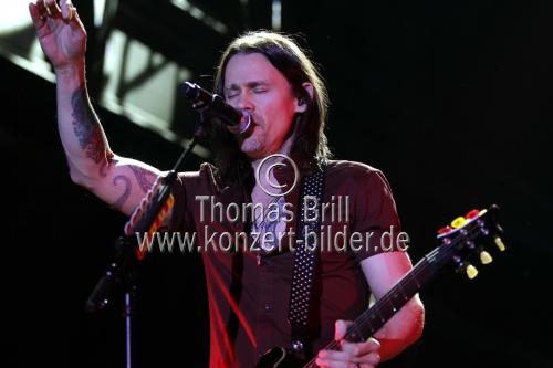 Amerikanische Hard-Rockband Alter Bridge gastierte auf ihrer 