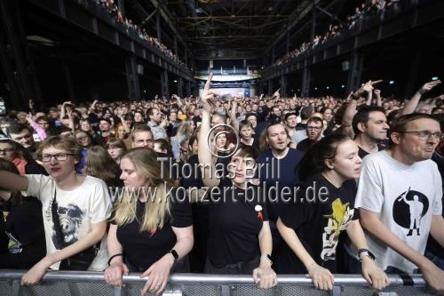 Deutsche Hip-Hop-Gruppe Antilopen Gang gastiert auf ihrer 