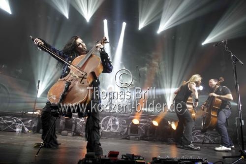 Finnische Cello Rock-Band Apocalyptica gastiert auf ihrer 