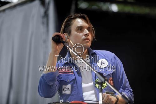 Kanadische Indie-Rockband Arcade Fire gastiert auf ihrer 