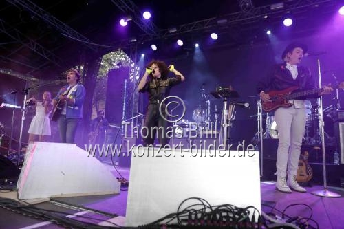 Kanadische Indie-Rockband Arcade Fire gastiert auf ihrer 