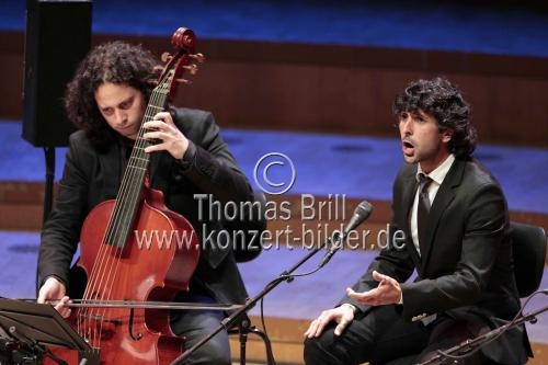 Arcángel Flamencogesang mit Miguel Ángel Cortés und Augustín Diassera gastiert in Begleitung der Accademia del Piacere in der Philharmonie Köln (&copy; Thomas Brill)