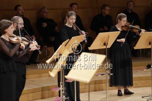 Englische Dirigent Howard Arman leitet das Balthasar-Neumann-Ensemble mit dem Balthasar-Neumann-Chor und -Solisten in der Kölner Philharmonie (&copy; Thomas Brill)
