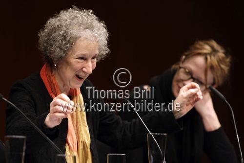 Kanadische Schriftstellerin Margaret Atwood liest aus ihrem Roman 