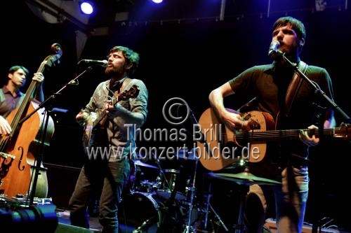 Amerikanische Folkrock-Band The Avett Brothers gastiert auf ihrer 
