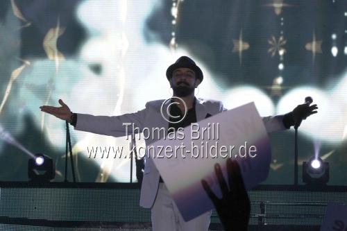 Amerikanische Boygroup Backstreet Boys gastiert auf ihrer 
