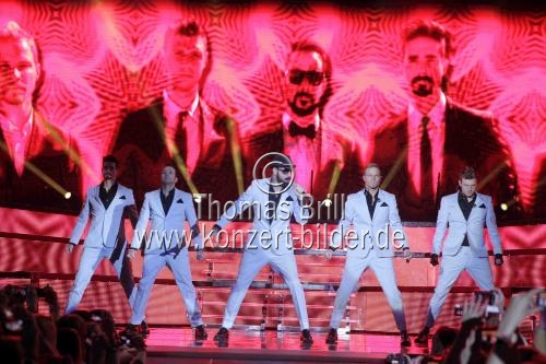 Amerikanische Boygroup Backstreet Boys gastiert auf ihrer 