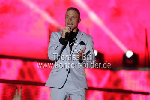 Amerikanische Boygroup Backstreet Boys gastiert auf ihrer 