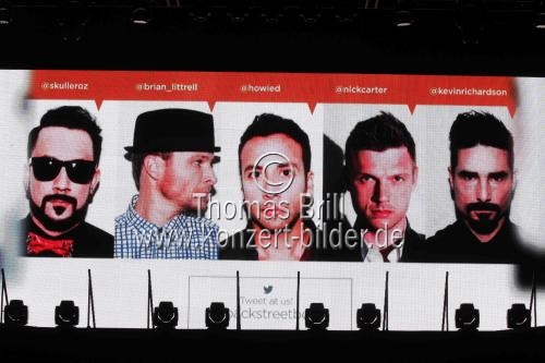 Amerikanische Boygroup Backstreet Boys gastiert auf ihrer 