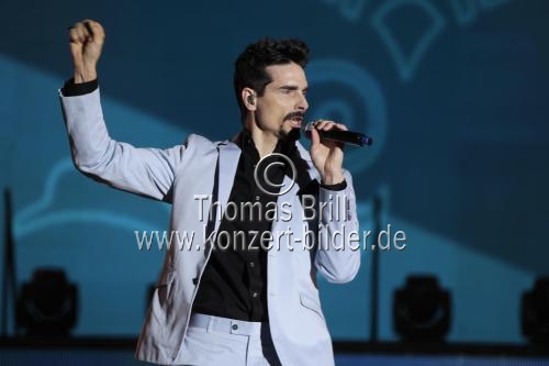 Amerikanische Boygroup Backstreet Boys gastiert auf ihrer 