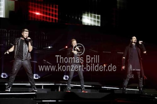 Amerikanische Boygroup Backstreet Boys gastiert auf ihrer 