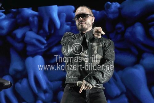 Kolumbianische Sänger J Balvin gastiert auf seiner 