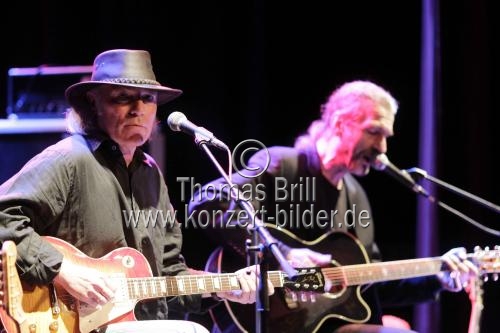 Deutsche Musiker Richard Bargel und Klaus 