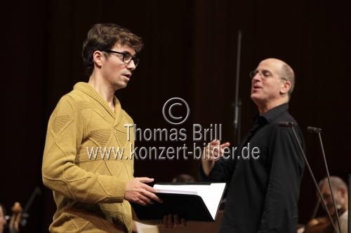 Rumänische Countertenor Valer Barna-Sabadus gastiert in Begleitung des Ensembles L’arte del mondo unter der Leitung des deutschen Dirigenten Werner Ehrhardt im Klaus-von-Bismarck-Saal Köln (&copy; Thomas Brill)