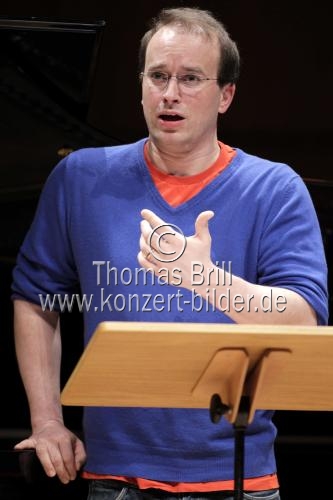 Deutsche Tenor Daniel Behle gastiert in Begleitung des schweizer Pianisten Oliver Schnyder in der Philharmonie Köln (&copy; Thomas Brill)