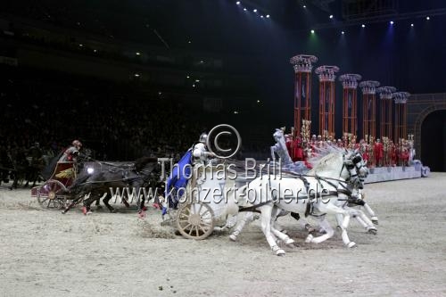 Antikshow Ben Hur Live gastiert am 10. und 11. Dezember 2011 in der Lanxess-Arena Köln (&copy; Thomas Brill)