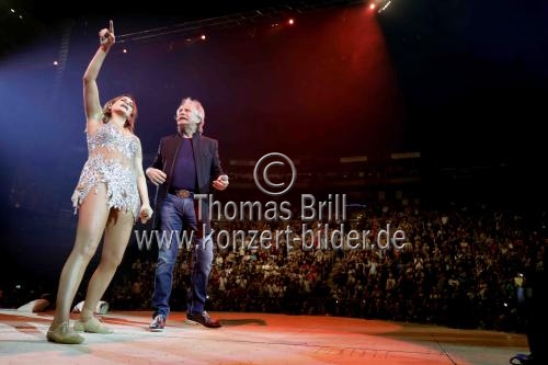 Deutsche Schlagersängerin Andrea Berg gastiert auf ihrer 