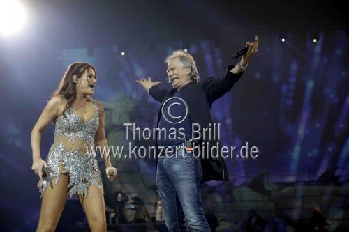 Deutsche Schlagersängerin Andrea Berg gastiert auf ihrer 