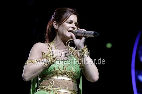 Deutsche Schlagersängerin Andrea Berg gastiert auf ihrer 