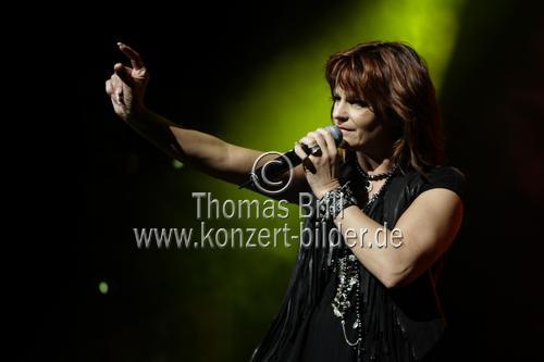 Deutsche Schlagersängerin Andrea Berg gastiert auf ihrer 