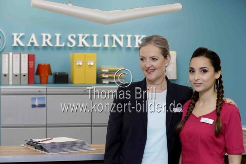 Dreharbeiten zur ZDF-Klinikserie 