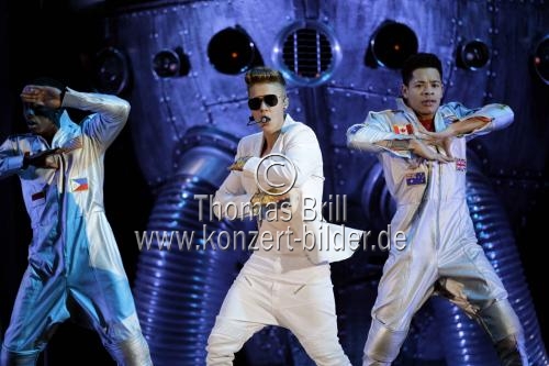Kanadischer Pop-, R und B-Sänger Justin Bieber gastierte auf seiner 