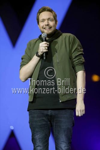 Deutsche Comedian Bastian Bielendorfer gastiert bei der 1Live Köln Comedy-Nacht XXL in der Lanxess-Arena Köln (© Thomas Brill)