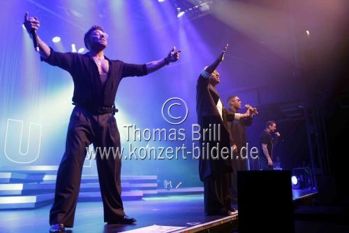 Britische Pop-Boyband Blue gastiert auf ihrer 