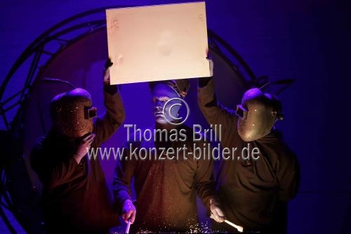 Blue Man Group - The Only Show As Colourful As Life! gastiert vom 11. bis 31. Dezember 2018 im Musical Dome Köln (© Thomas Brill)