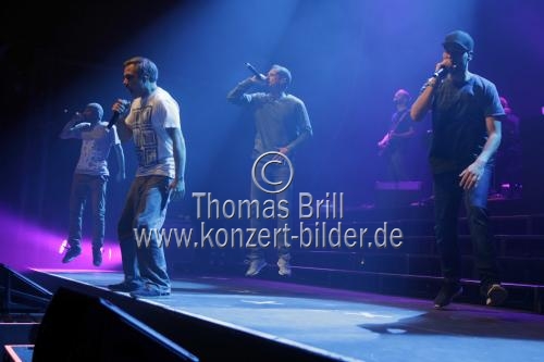 Deutsche Hip-Hop-Band Blumentopf gastiert auf ihrer 