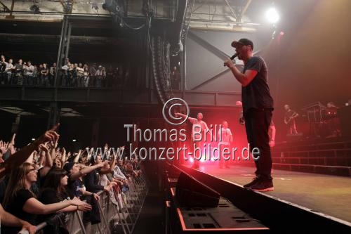 Deutsche Hip-Hop-Band Blumentopf gastiert auf ihrer 