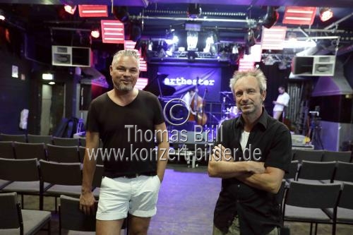 Geschäftsführer des ARTheater Köln Stefan Bohne und Bernd Rehse im Interview bezüglich des Jübiläums des ARTheater Köln (© Thomas Brill)