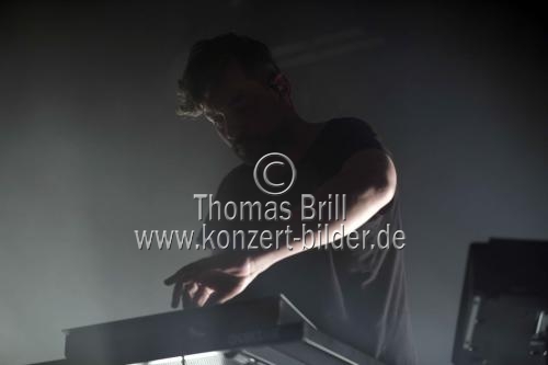 Englische Musiker Simon Green alias Bonobo gastiert auf seiner 