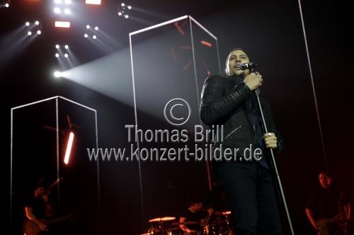 Deutsche Sänger Andreas Bourani gastiert auf seiner 