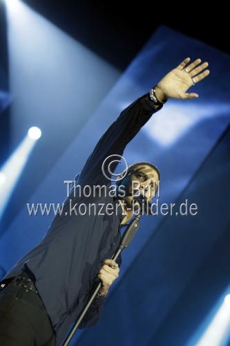 Deutsche Sänger Andreas Bourani gastiert auf seiner 