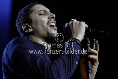 Deutsche Sänger Andreas Bourani gastiert auf seiner 