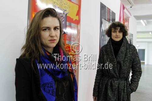 Deutsche Malerin Kerstin Brätsch gastiert mit ihrer Ausstelung Nichts, Nichts! Und zehn Jahre Arbeit! vom 05. Februar bis 20. März 2011 im Kölnischer Kunstverein - Die Brücke Köln (&copy; Thomas Brill)