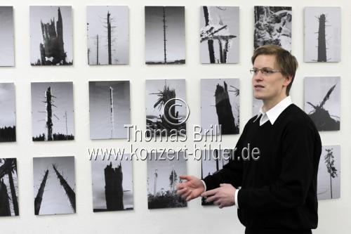 Deutsche Maler Lars Breuer gastiert mit seiner Ausstellung Reich der Flora vom 17. Februar bis 03. März 2011 in der Temporary Gallery Cologne Köln (&copy; Thomas Brill)