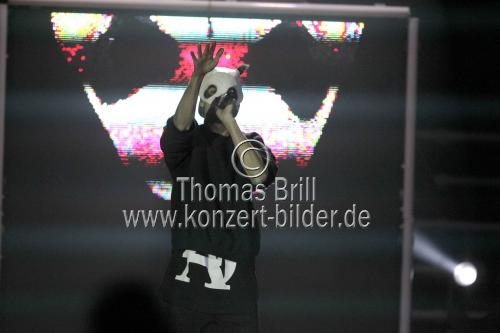 Deutscher Rapper Cro gastiert auf seiner 