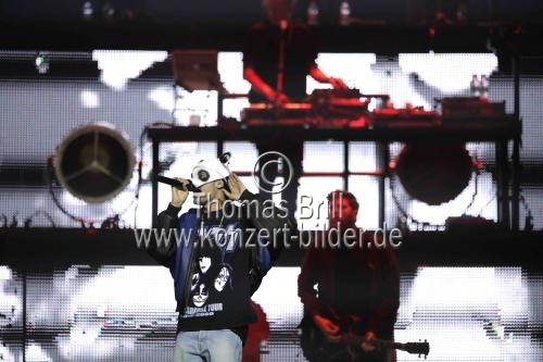 Deutscher Rapper Cro gastiert auf seiner 
