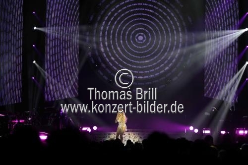 Amerikanische Sängerin Mariah Carey gastierte auf ihrer 